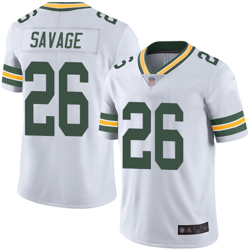 Green Bay Packers Limited White Men #26 Savage Darnell Road Jersey Nike NFL Vapor Untouchable